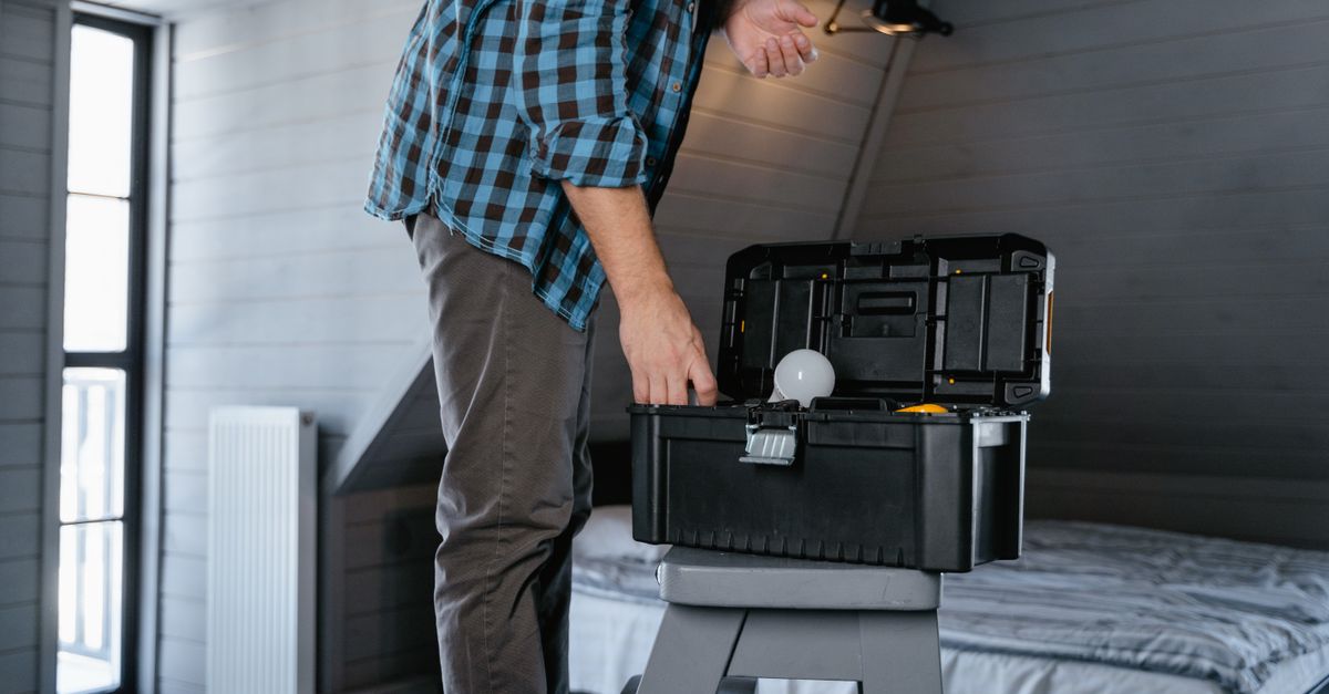 technician toolbox house entrance — Shelby County Locksmith